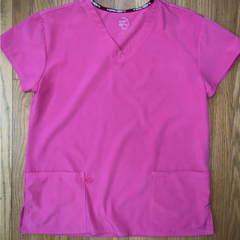 Scrubs set pink and grey
